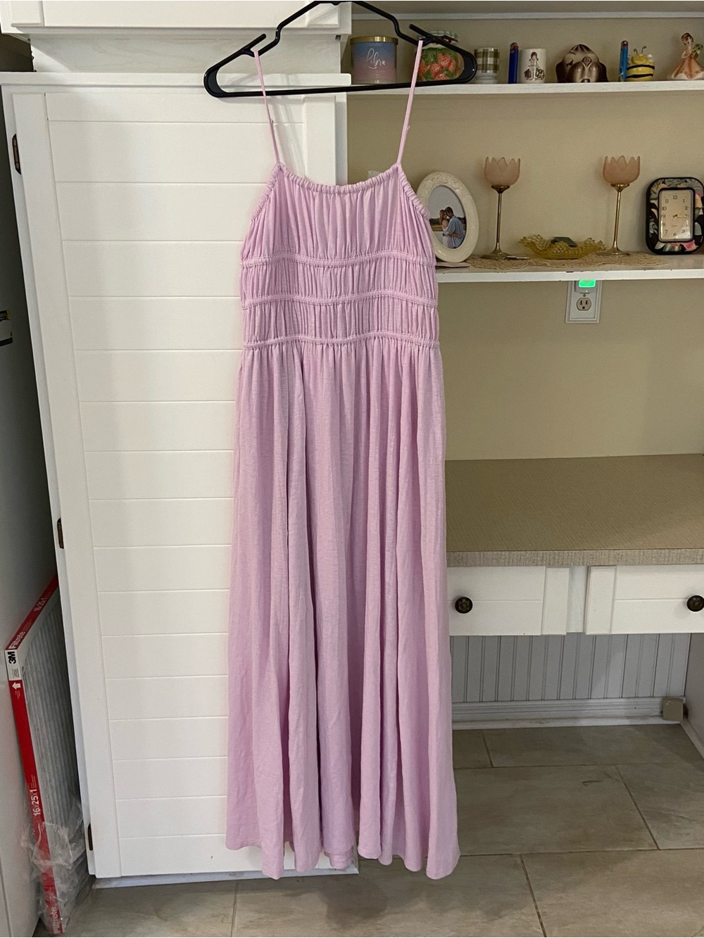 New With Tags Women’s Lavender Smocked Maxi Dress
